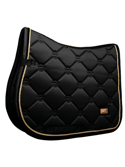 Black Edition Gold saddle pad - Equestrian Stockholm