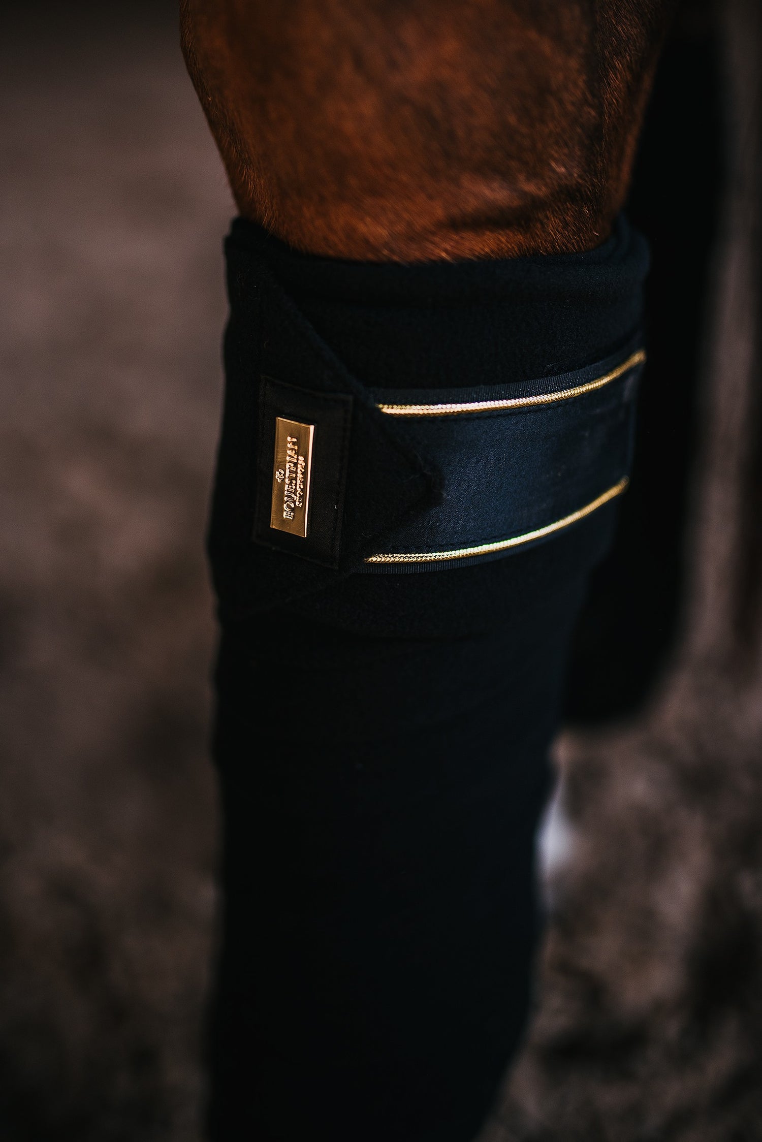 BLACK EDITION GOLD polo bands - Equestrian Stockholm