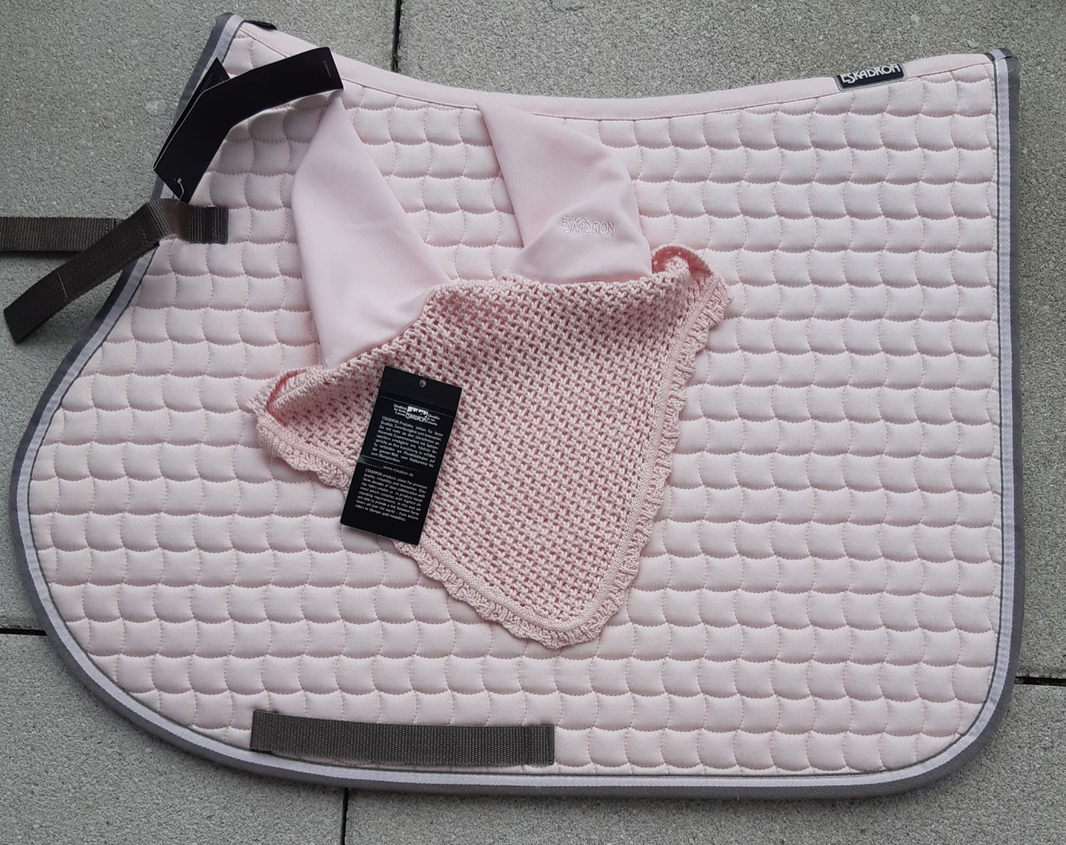 Tapis MIXTE Cotton et bonnet Eskadron - Rose poudré