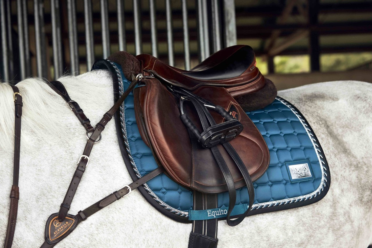 Teal Blue saddle pad - EQUITO