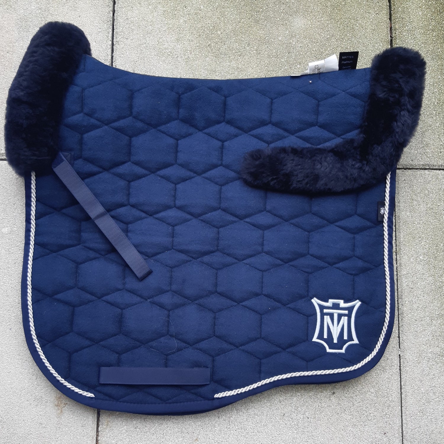 Mattes Eurofit carpet - Navy sheepskin velvet