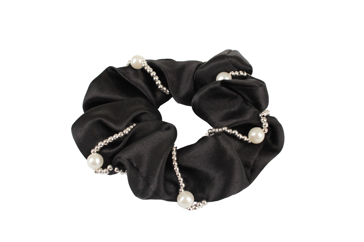 White Alycia scrunchie - SD DESIGN