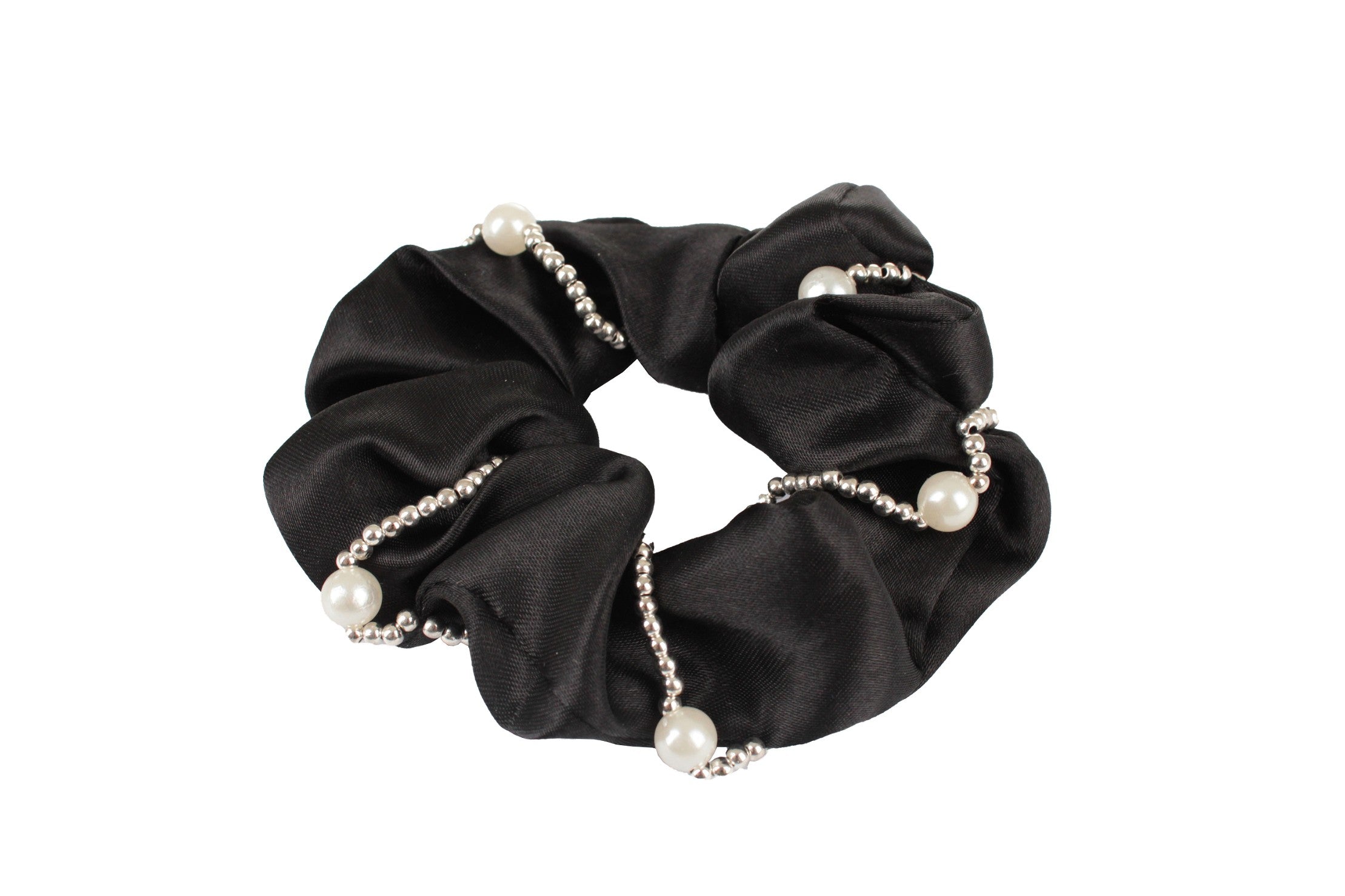 White Alycia scrunchie - SD DESIGN