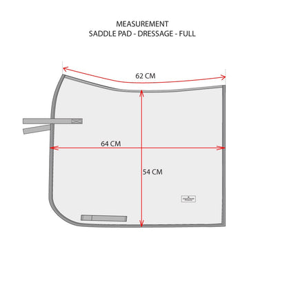 Tapis de selle Crystal Grey - Equestrian Stockholm
