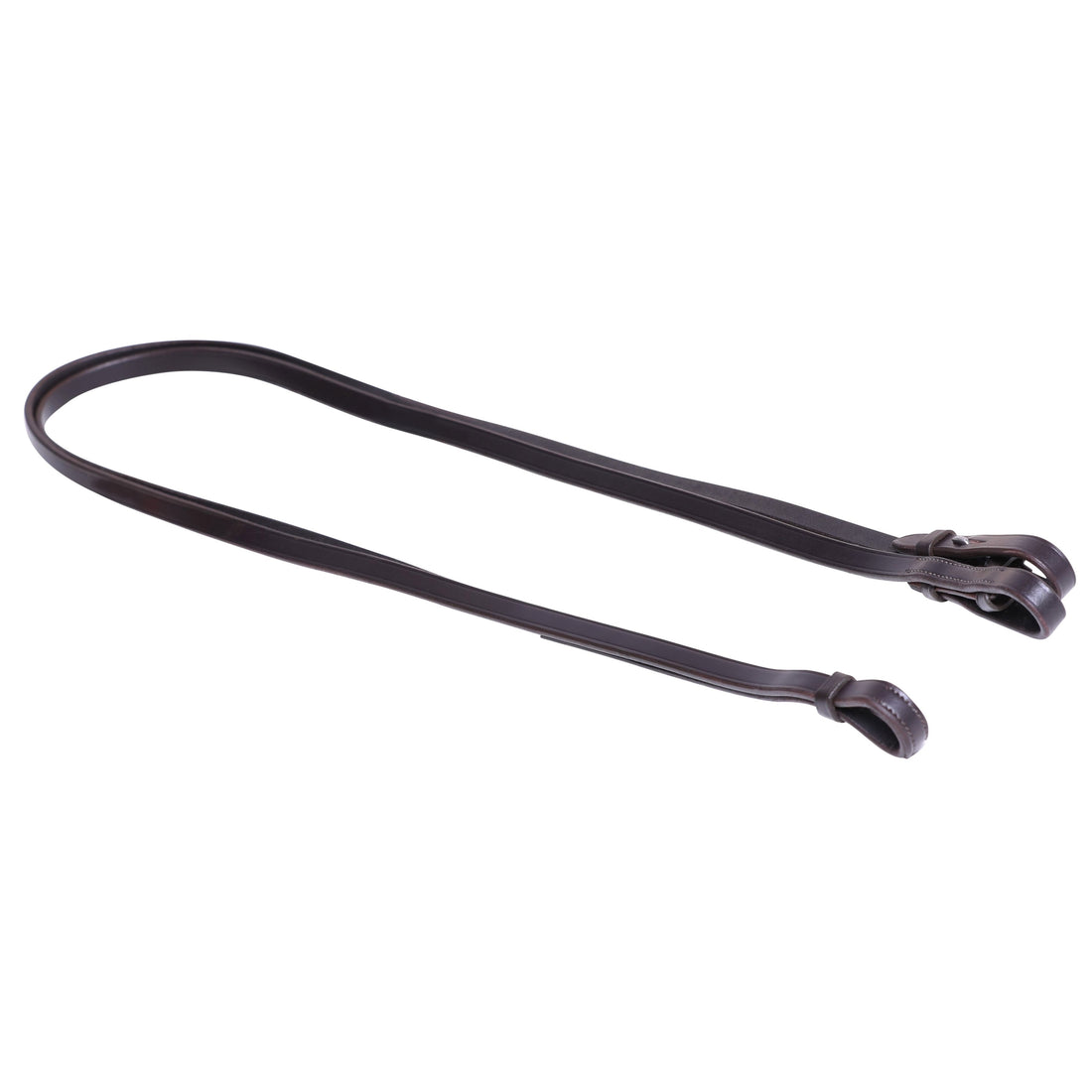 Pair of 13MM brown smooth leather reins - SD Design