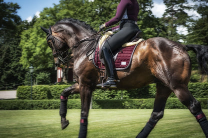 Tapis de selle EQUITO - Black Cherry