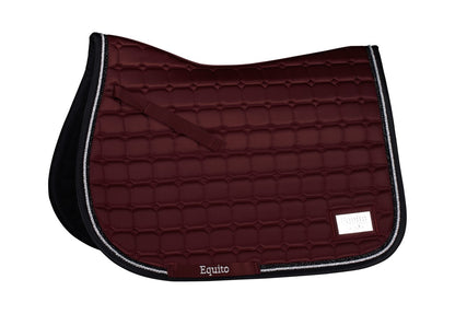 Tapis de selle EQUITO - Black Cherry