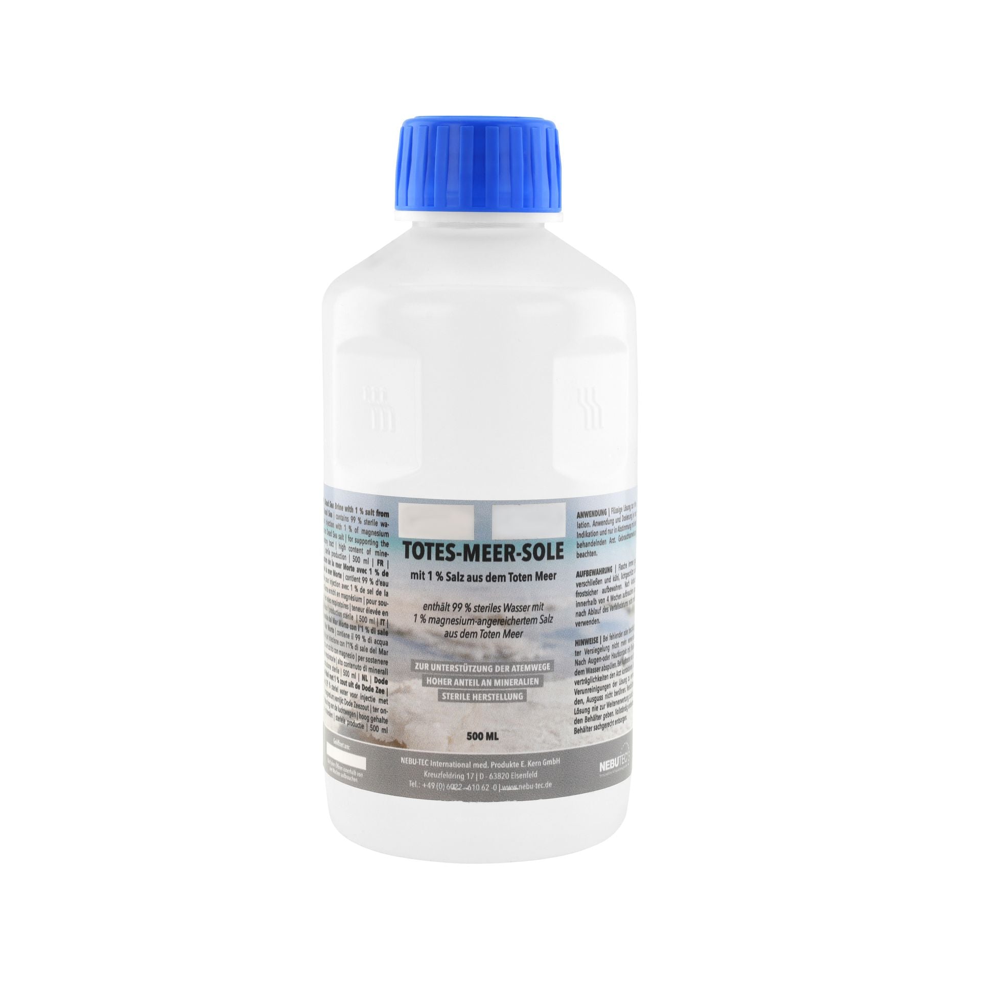 Solution saline Eau de la Mer Morte pour nébuliseur - NEBUTEC