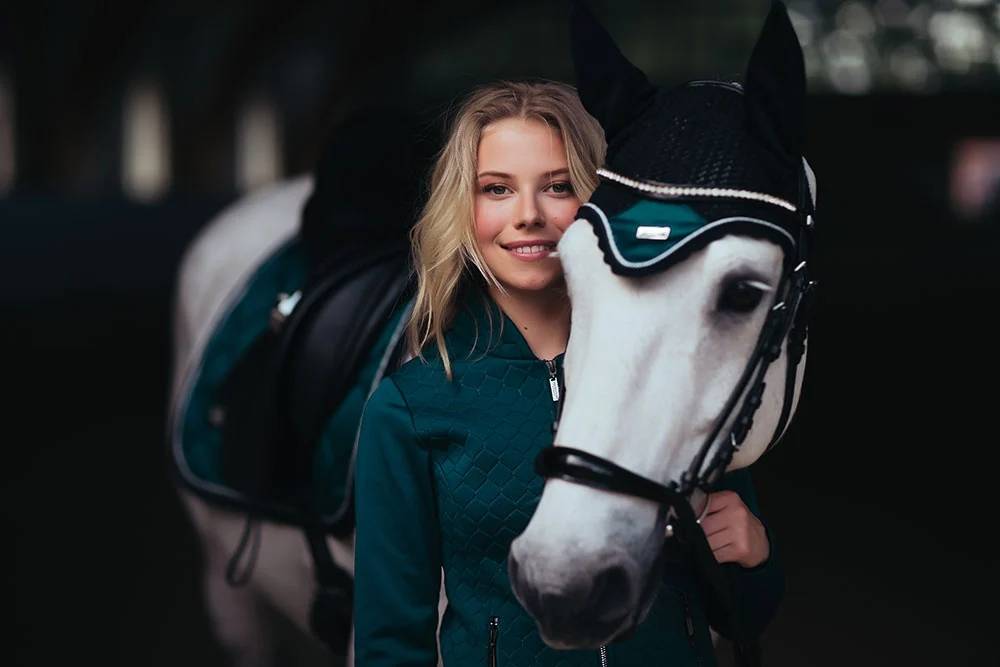 EMERALD fly cap - Equestrian Stockholm