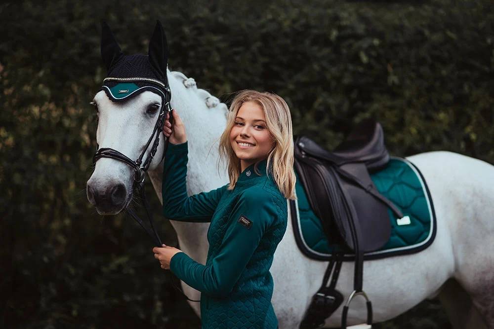 EMERALD fly cap - Equestrian Stockholm