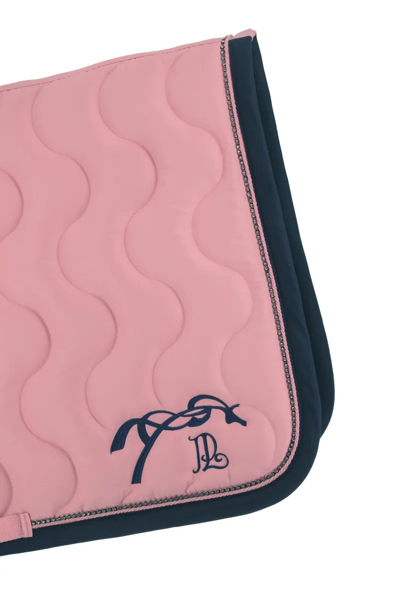 Tapis de selle Diamant Rose pale et bleu - PENELOPE COLLECTION