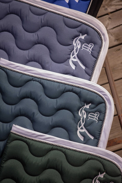 Tapis de selle Diamant Bleu Canard - PENELOPE COLLECTION
