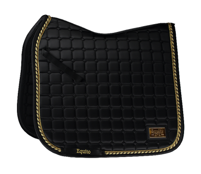 Tapis de selle Noir/Or - EQUITO