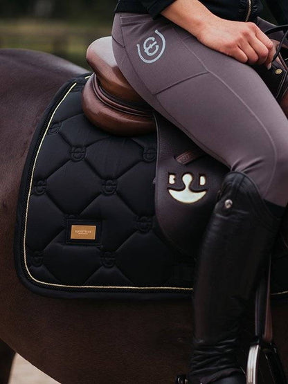 Black Edition Gold saddle pad - Equestrian Stockholm