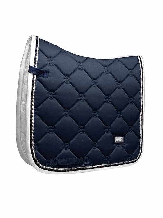 Tapis de selle Midnight white Edge - Equestrian Stockholm