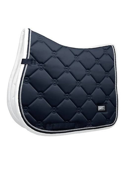 Tapis de selle Midnight white Edge - Equestrian Stockholm