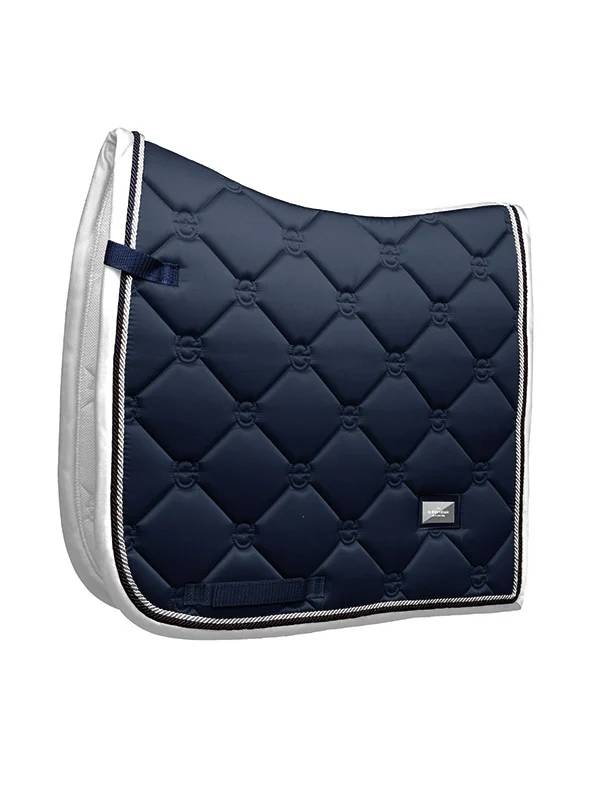 Tapis de selle Midnight white Edge - Equestrian Stockholm