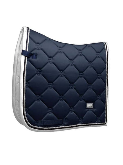 Tapis de selle Midnight white Edge - Equestrian Stockholm
