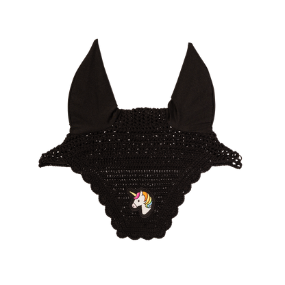 Bonnet anti-mouches Wellington Wave Noir Licorne - Kentucky
