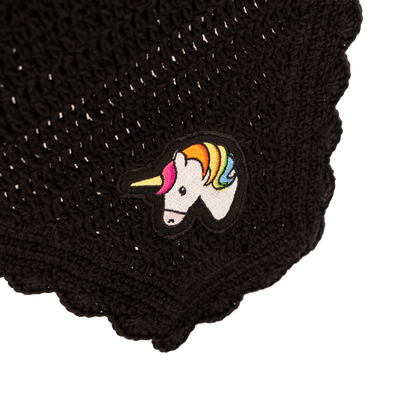 Bonnet anti-mouches Wellington Wave Noir Licorne - Kentucky