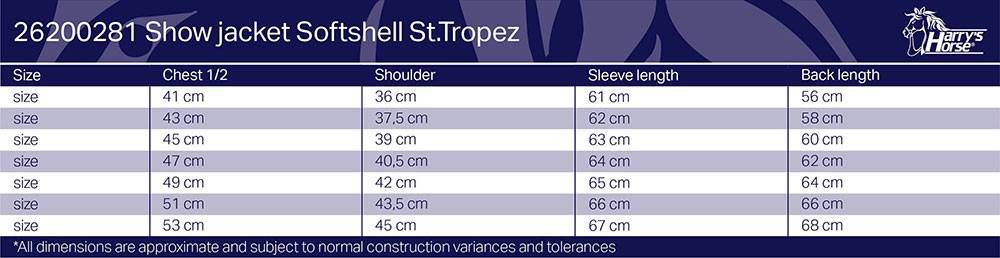 Veste de concours softshell St.Tropez - Harry&