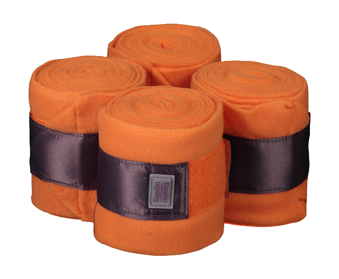 Sweet Clementine fleece strips - Equito