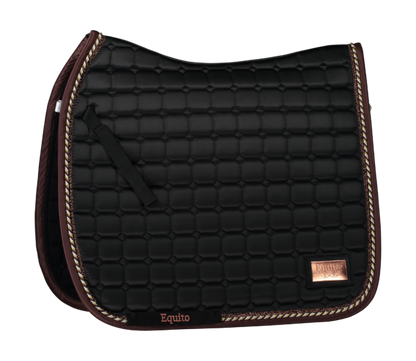 Black and Bronze 2.0 saddle pad - EQUITO