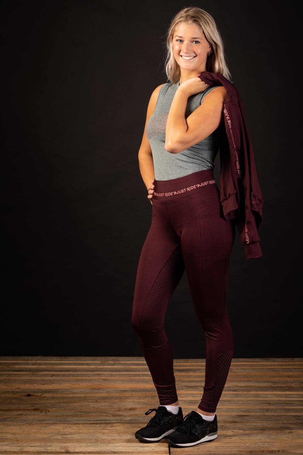 Equitights Just Ride Rosegold Full Grip Leggings - Harry&