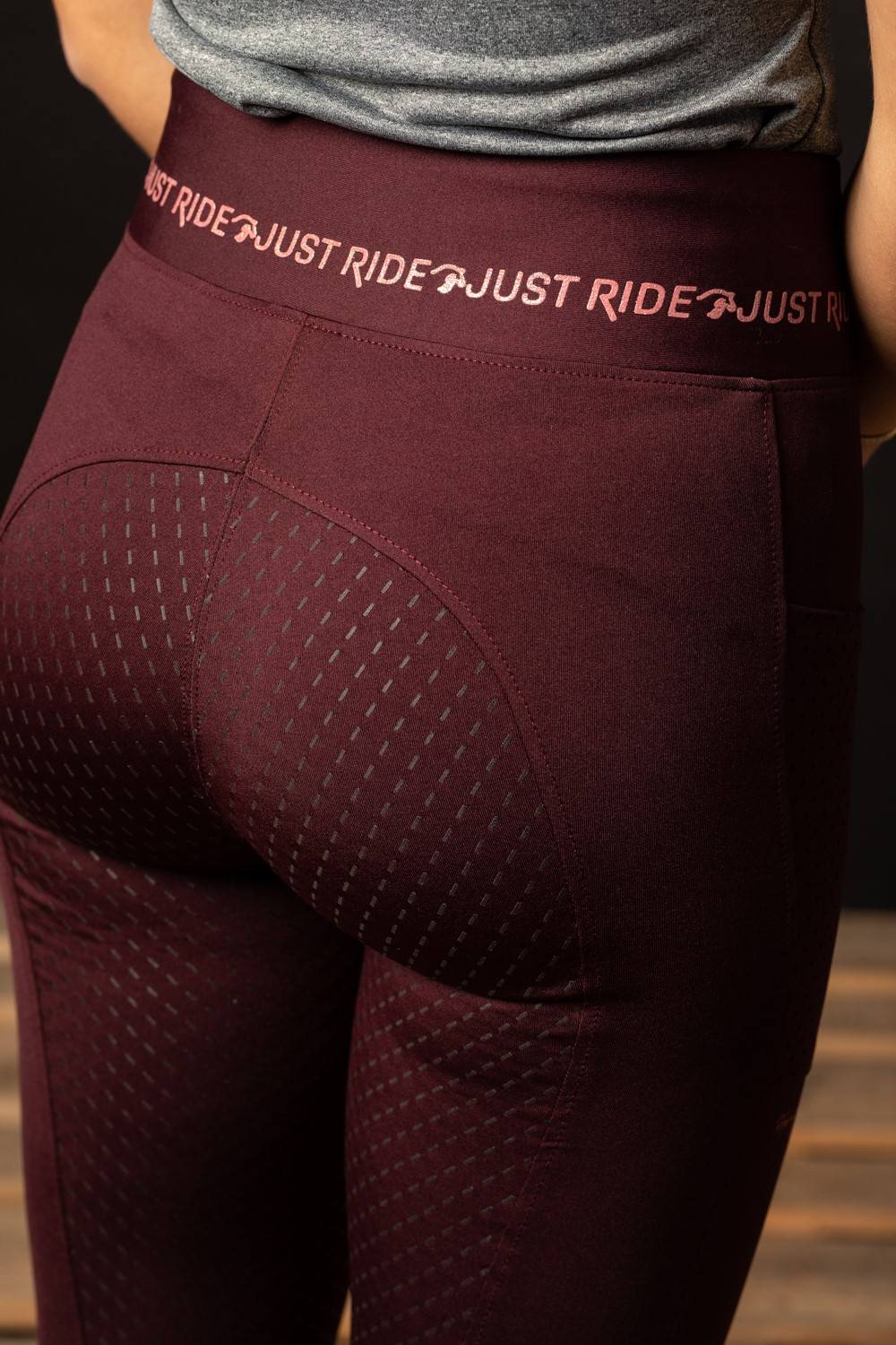 Equitights Just Ride Rosegold Full Grip Leggings - Harry&