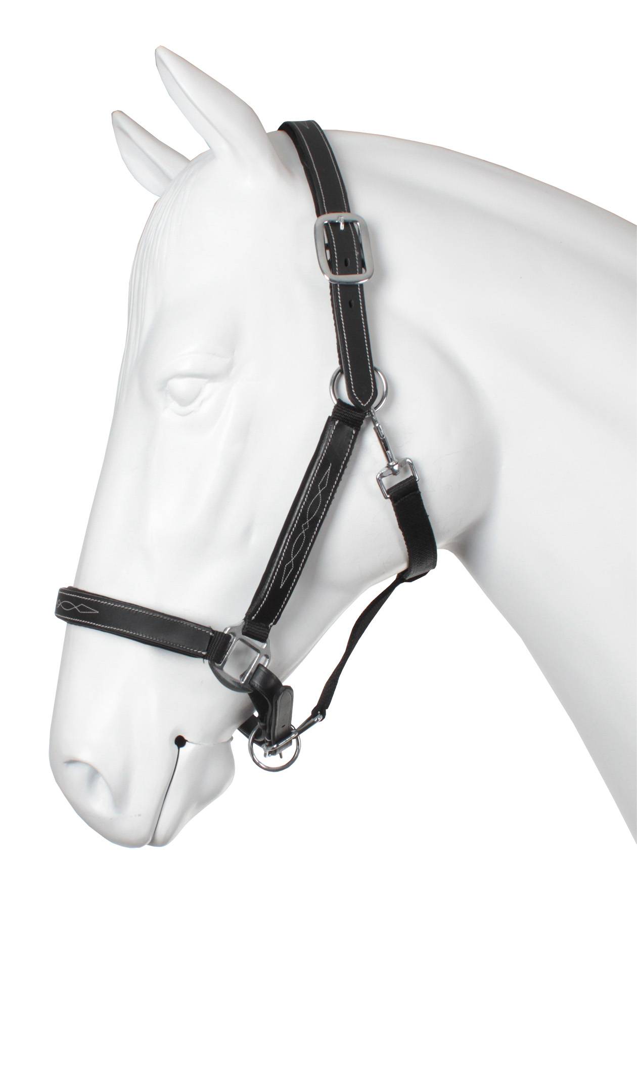 Lenny leather/nylon halter - Horka