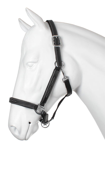 Lenny leather/nylon halter - Horka