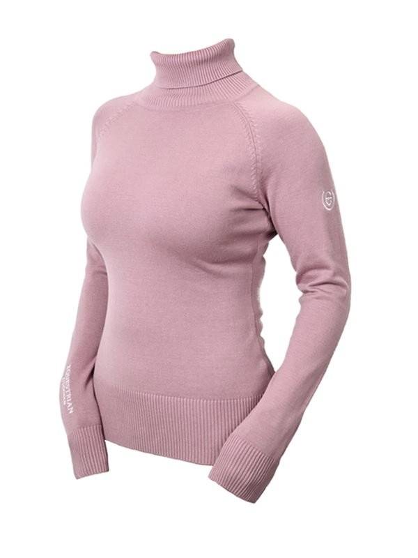Equestrian Stockholm turtleneck sweater - Pink