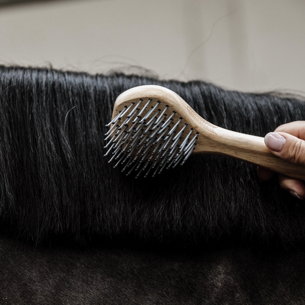 Horsehair brush - Grooming Deluxe