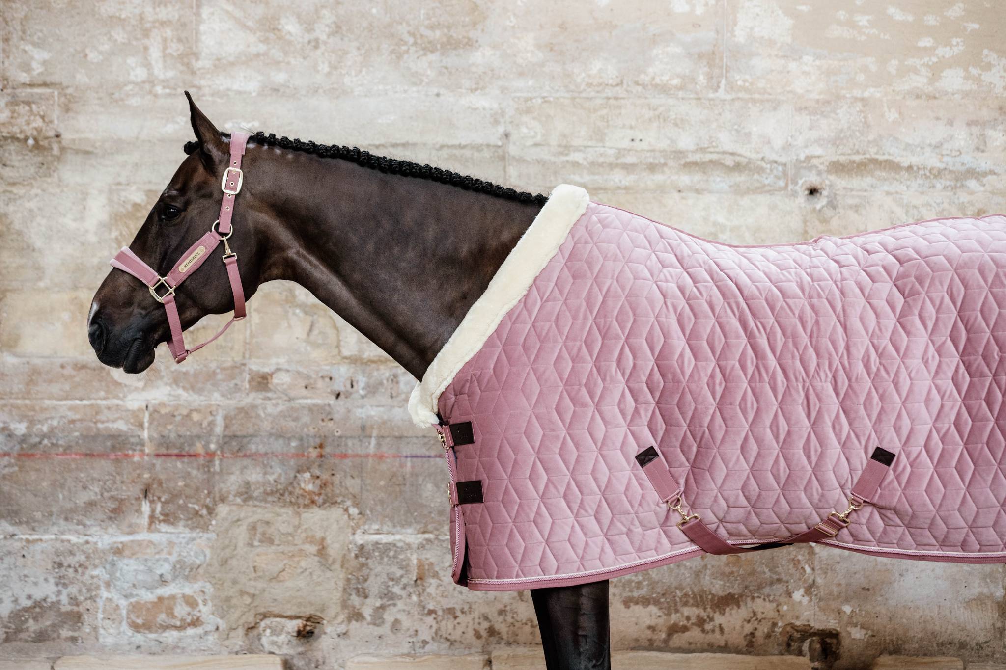Couverture de présentation Velvet 160g Kentucky - Vieux Rose
