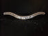 Frontal strass blanc noir et perle WWF