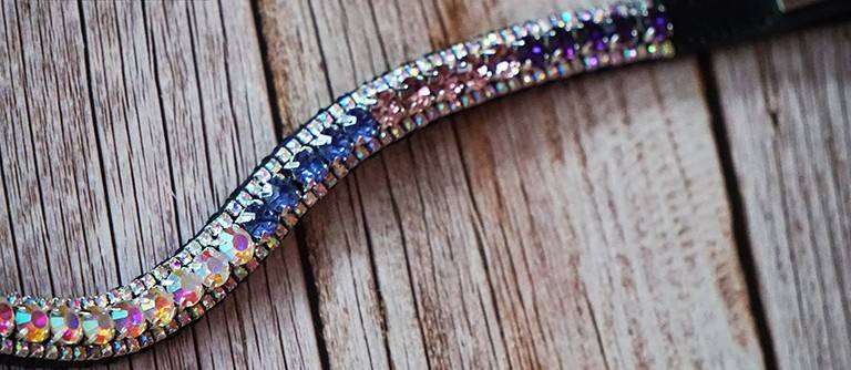 Multicolored browband