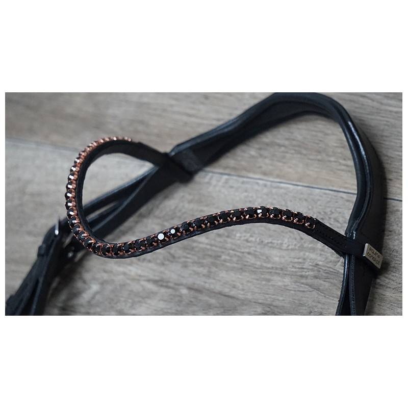 Frontal rosegold noir