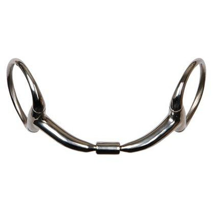 Mors de filet olive double brisure Roll-R anatomique 14mm - Harry&