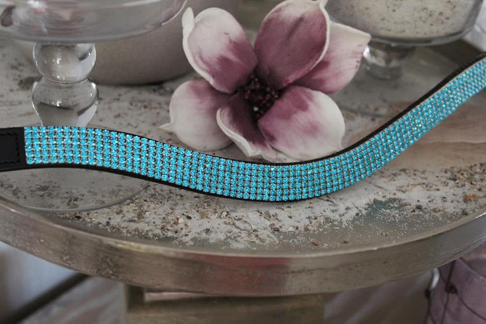 Frontal strass turquoise