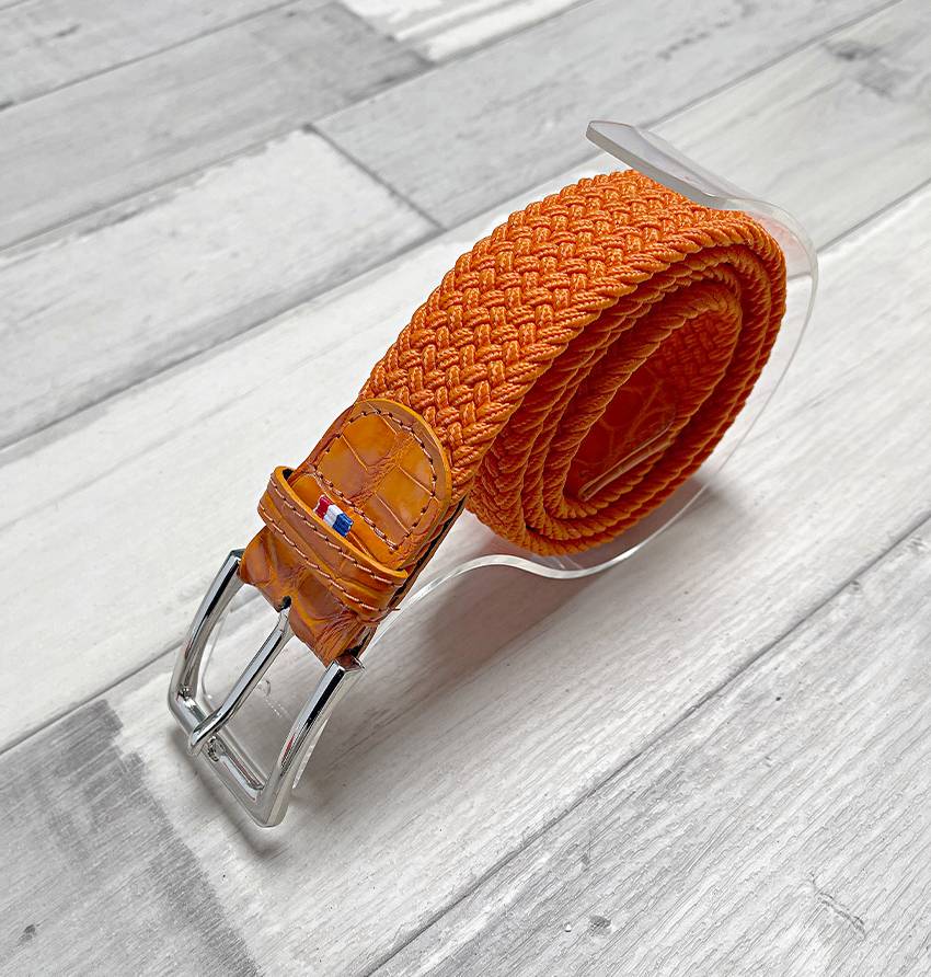 Grand Prix Belt Orange/Orange - Melca Paris 