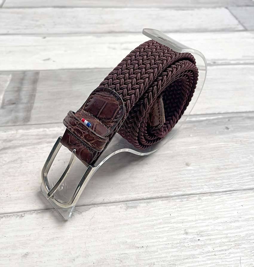 Grand Prix Belt Brown/Brown - Melca Paris 