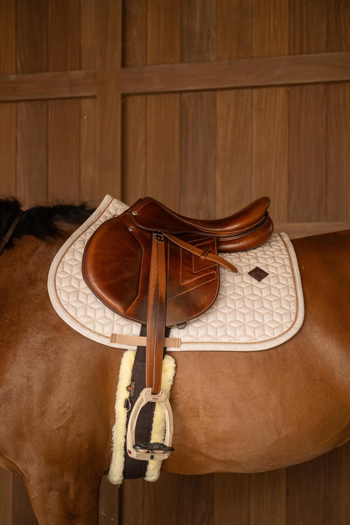 Tapis de selle Sparkling MIXTE beige - Kentucky