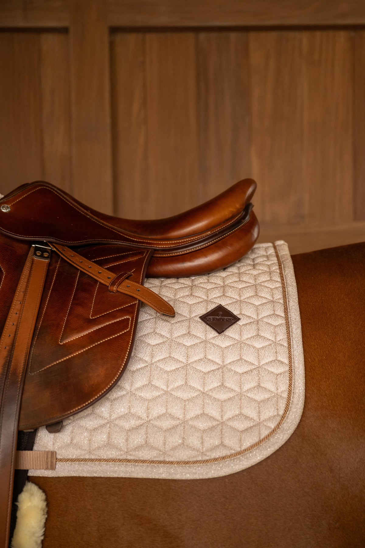 Tapis de selle Sparkling MIXTE beige - Kentucky