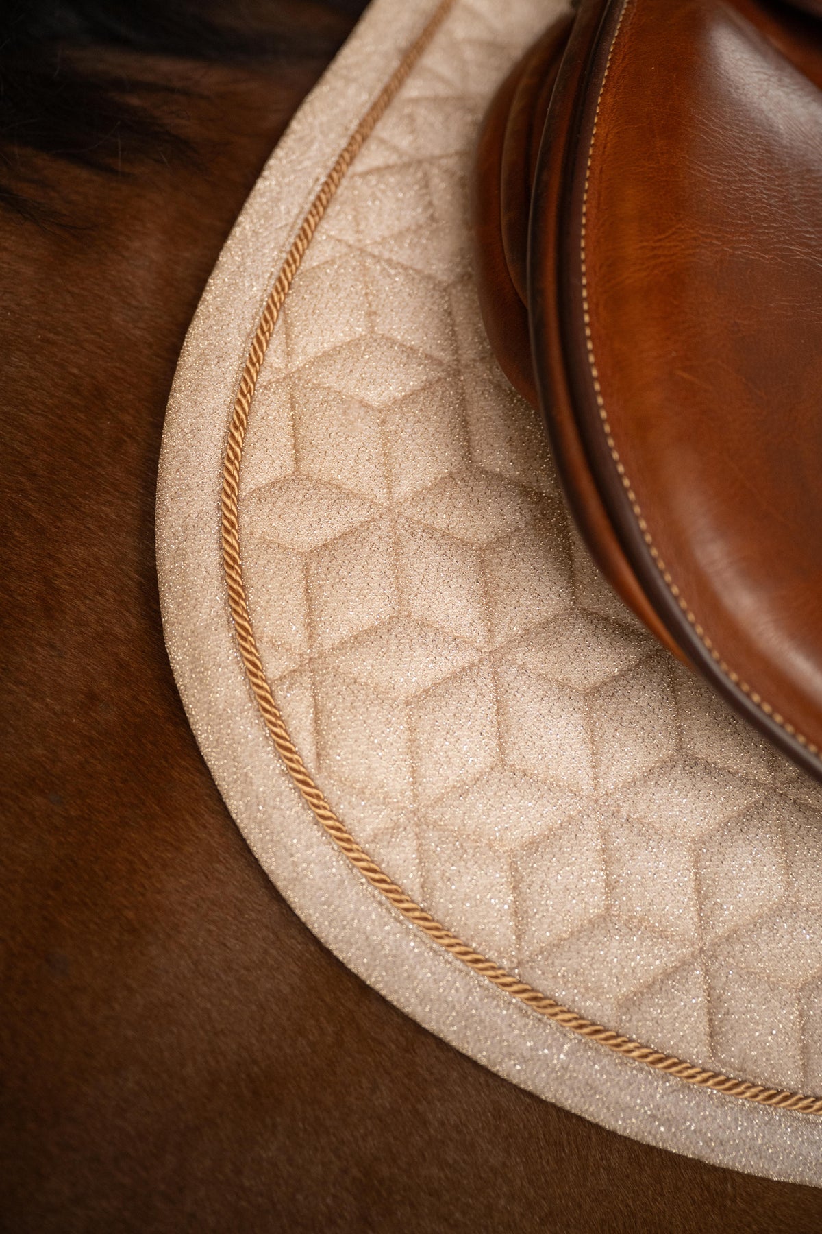 Tapis de selle Sparkling MIXTE beige - Kentucky