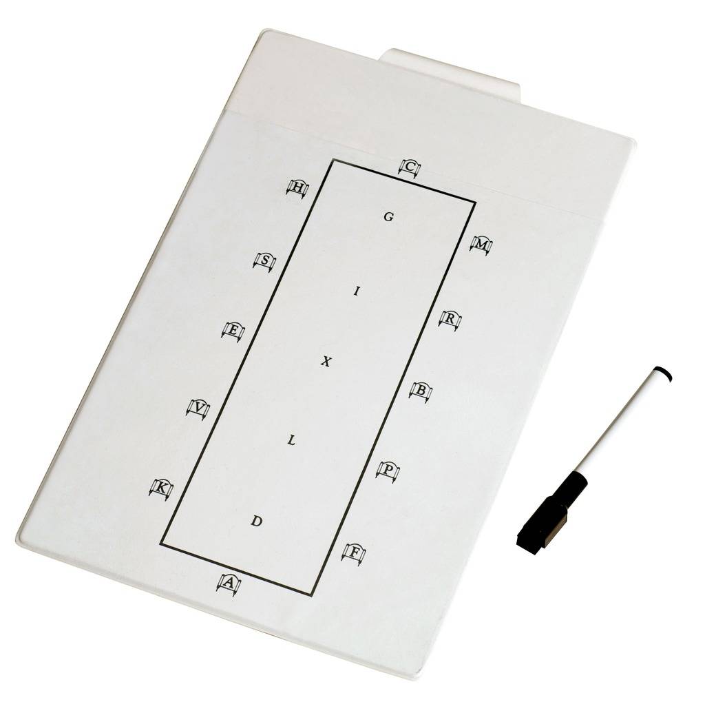 Dressage test table