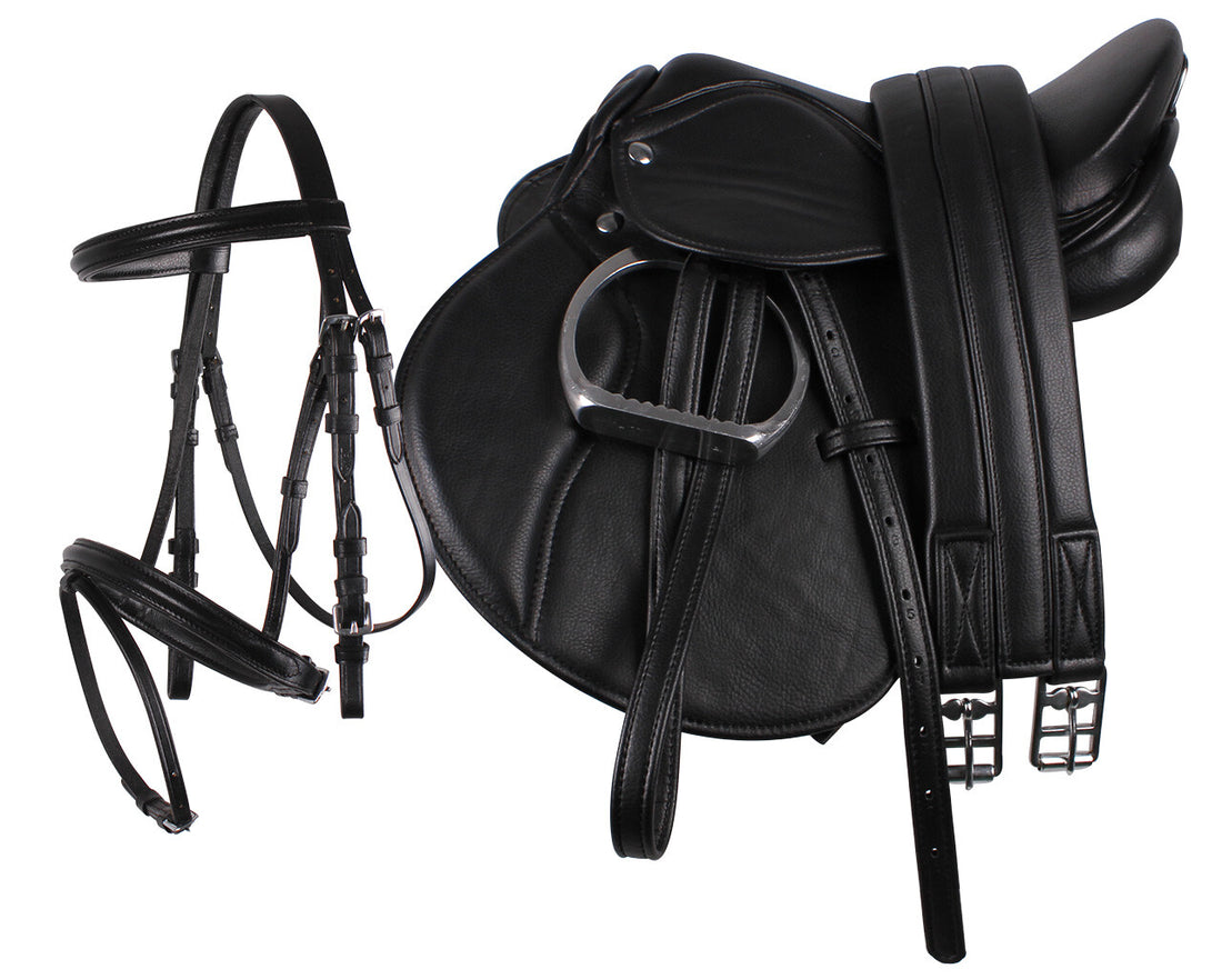 Equipement complet selle et filet pour enfant - QHP
