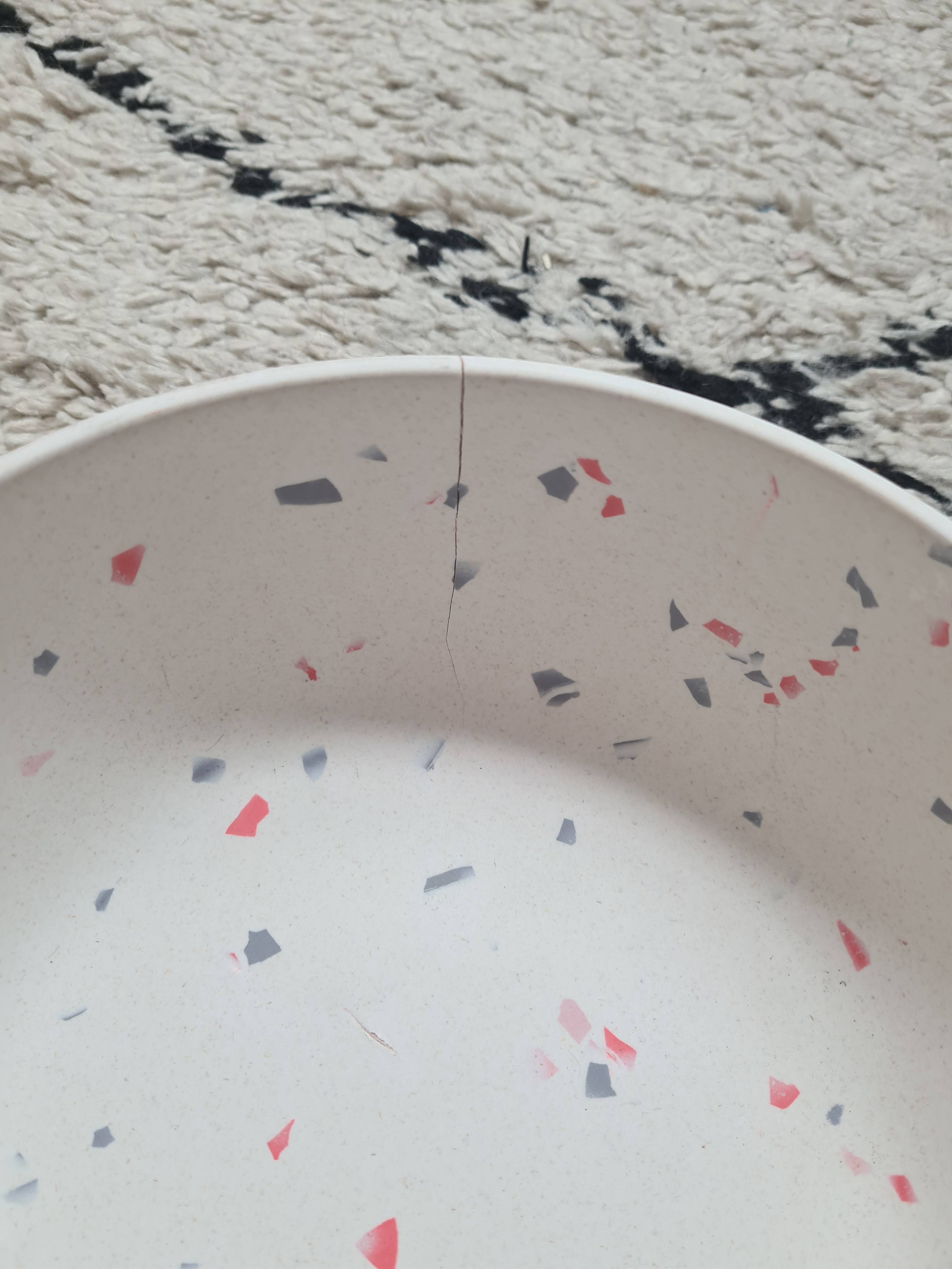 [PRODUCT WITH DEFECT] Bamboo Terrazzo dog bowl - Kentucky