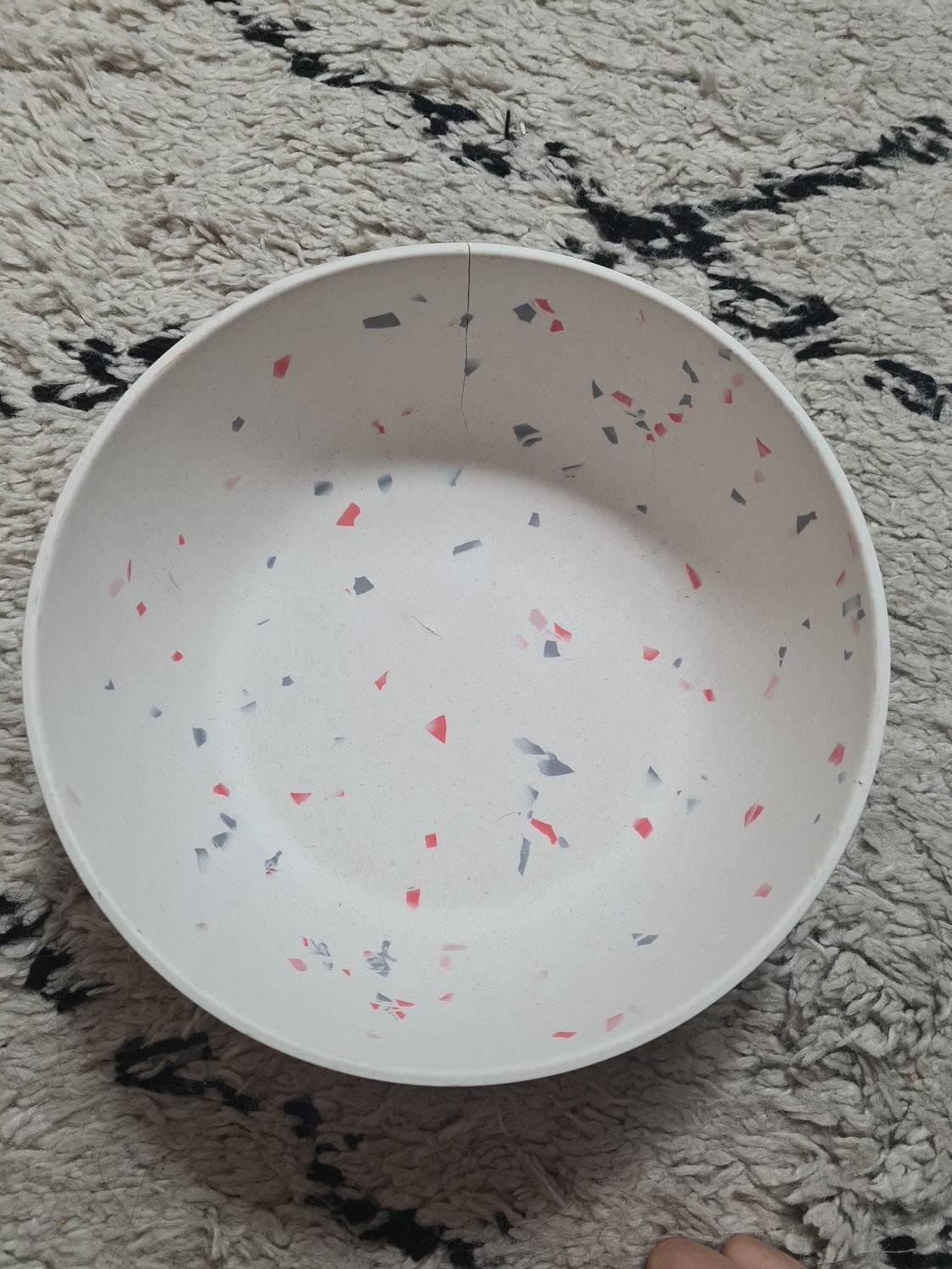 [PRODUCT WITH DEFECT] Bamboo Terrazzo dog bowl - Kentucky