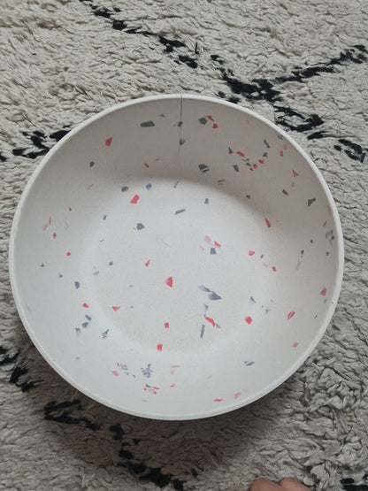 [PRODUCT WITH DEFECT] Bamboo Terrazzo dog bowl - Kentucky