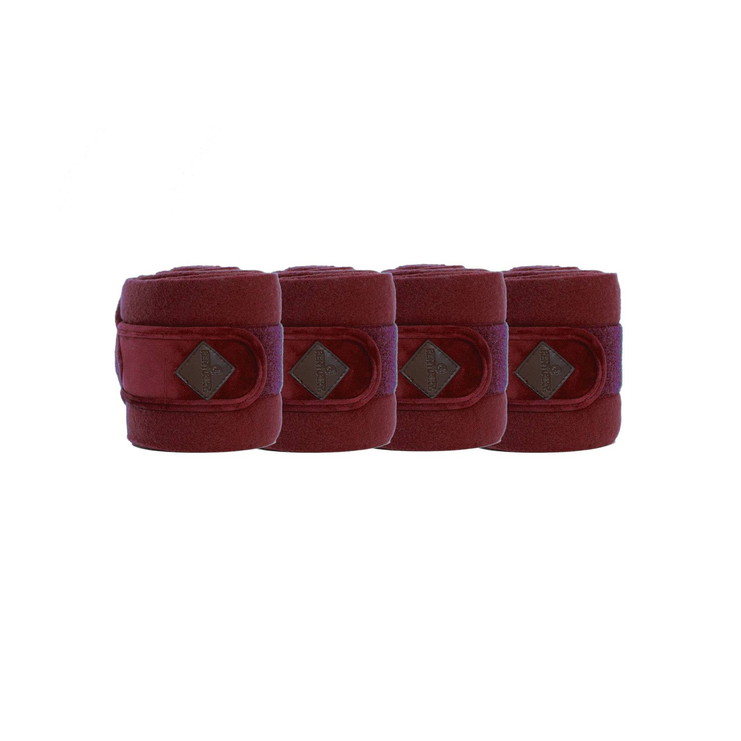Burgundy Velvet Polo Bands - Kentucky